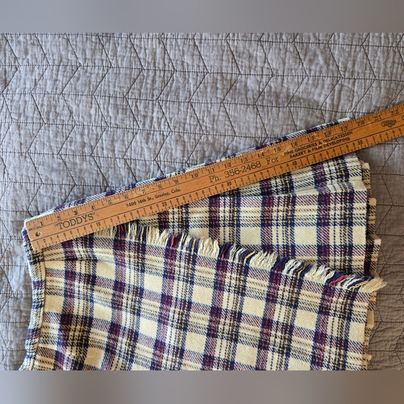 The Villager Vintage 100% Wool Pleated Wrap Skirt - Picture 9 of 11